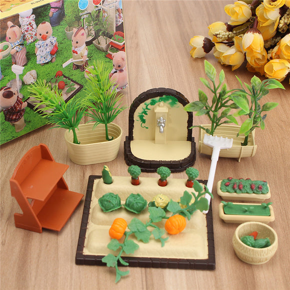 1:12 Simulation Vegetable Land Play House Props Dollhouse Creative DIY Material