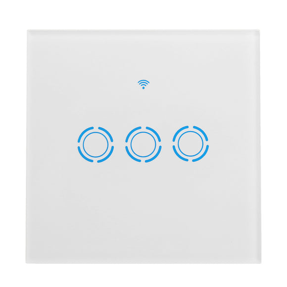 90-250V Smart Panel Switch Touch Wall Switch APP Remote Controller Fit Echo Alexa Google Home EU