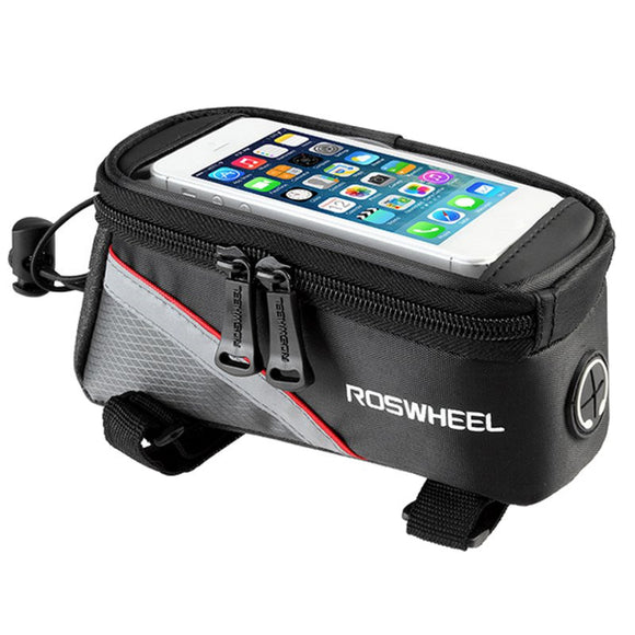 Roswheel Bike Bicycle Frame Handlebar Bag Touch Screen Phone Bag For iPhone 7/7 Plus Samsung