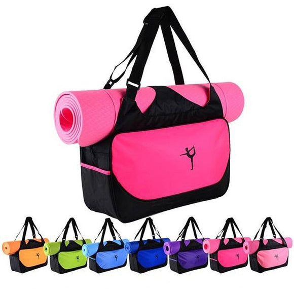 New Outdoor Yoga Backpack Gym Bag Men Women Multifunction Big Sport Bag Waterproof Backpack Yoga Bag Fitness-No Yoga Mat