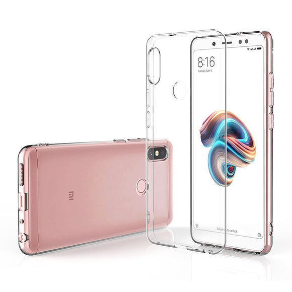 Bakeey Transparent Shockproof Soft TPU Back Cover Protective Case for Xiaomi Mi Max 3