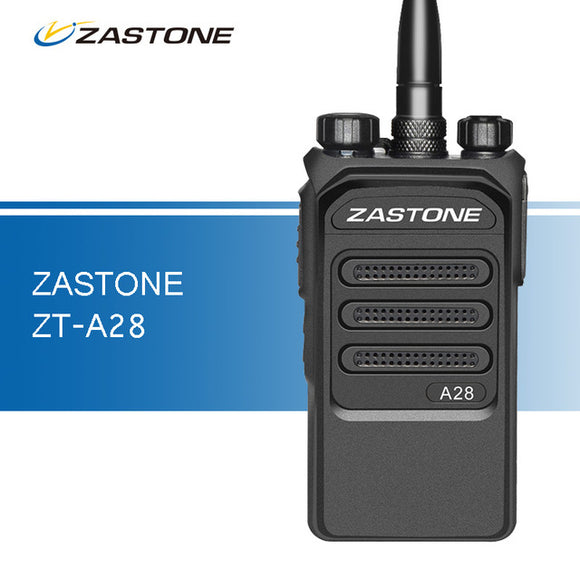 ZASTONE A28 10W Professional Walkie Talkie UHF 400-480MHz Two Way Ham Radio Transceiver