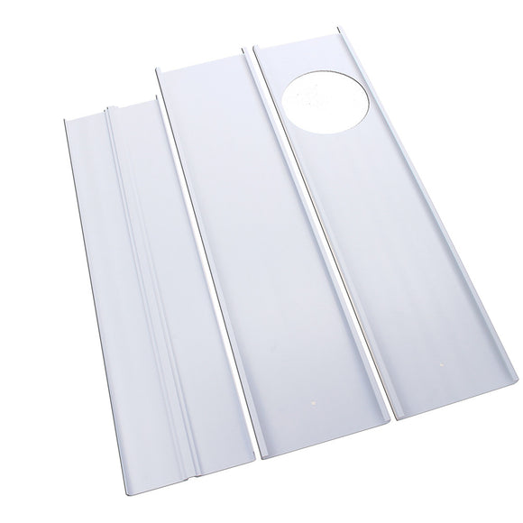 180cm 3pcs Window Slide Kit Adjustable Plate Air Conditioner Wind Shield For Portable Air Conditioner