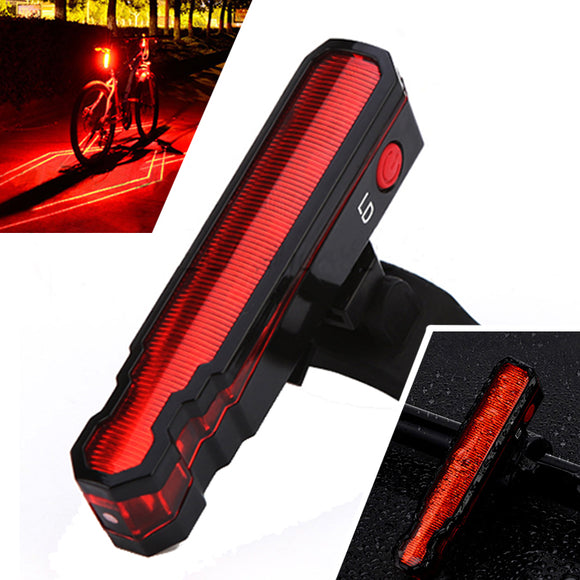 XANES TL12 3528LED/LD 6 Modes USB Charging IPX5 Waterproof Spider Lasers Bike Tail Light