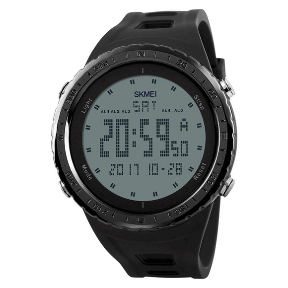 SKMEI 1246 Outdoor Alarm Chronograph Double Time Swimming Sport Men Digital Watch