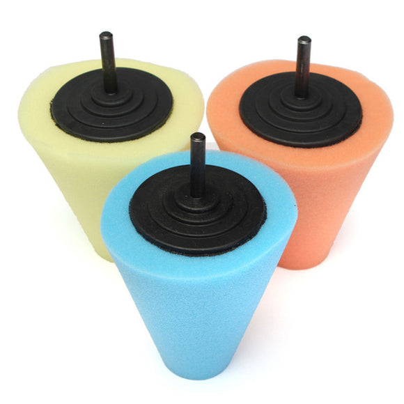 Sponge Cone Polishing Foam Pad Polish Buffing Tool