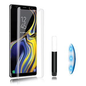 Bakeey UV Glue Full Adhesive Clear 3D Curved Edge Tempered Glass Screen Protector For Samsung