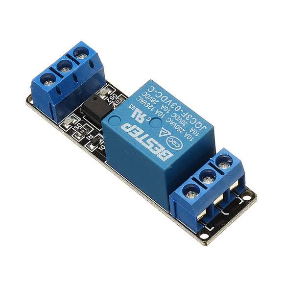 BESTEP 1 Channel 3.3V Low Level Trigger Relay Module Optocoupler Isolation Terminal For Arduino
