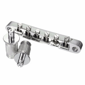 Chrome Wedge Saddle Electric Guitar Locking Tune-O-Matic Bridge for Les Paul