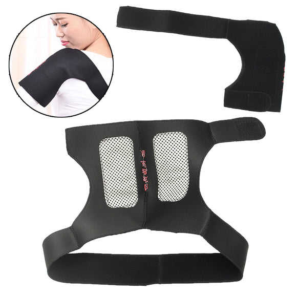 1Pcs Tourmaline Magnetic Self Heating Shoulder Brace Compression Support Pain Relief