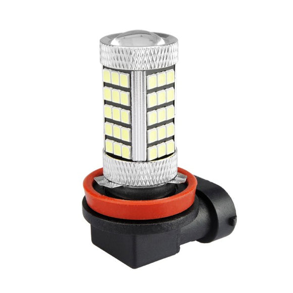 H11 2835 63SMD Car LED Fog Light Light Bulb with Lens