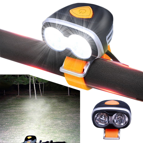 XANES DL10 1200LM 2xL2 LED Far Near Distance Bike Front Light 5 Modes IPX6 Waterproof Headlight