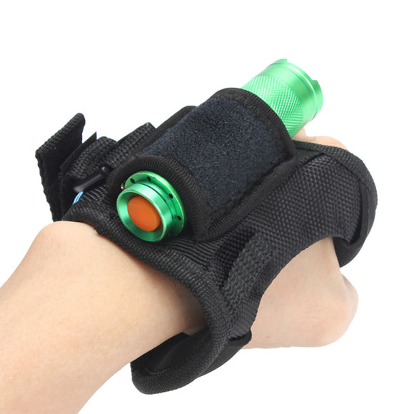 Hand Free Light Holder Glove For Outdooors Diving LED Flashlight