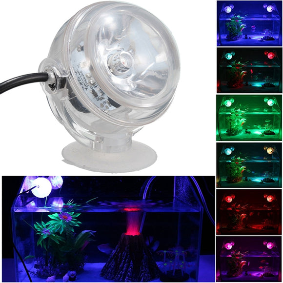 Under Water LED Colorful Project Light Aquarium Ornament Fish Tank Decor