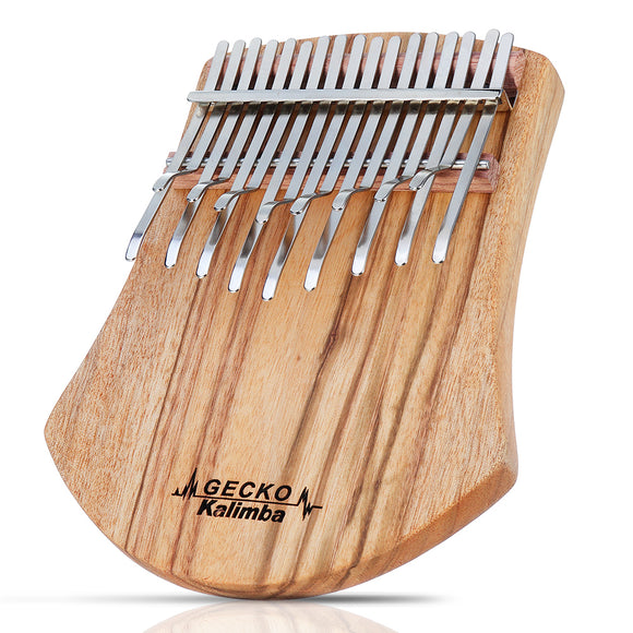 GECKO K17NOTE 17 Keys Kalimba Camphorwood Thumb Piano Finger With Tuning Hammer