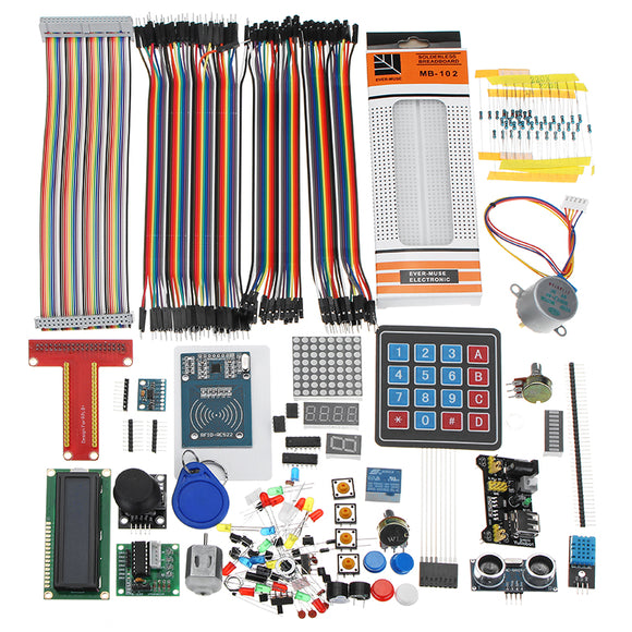 LCD1602 Breadboard DuPont Cable RFID Starter Learning Kit For Arduino Raspberry Pi