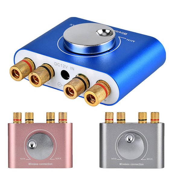 Wireless bluetooth Mini Digital Amplifier Hi-Fi Stereo High-Power Amp 50W2 Speaker