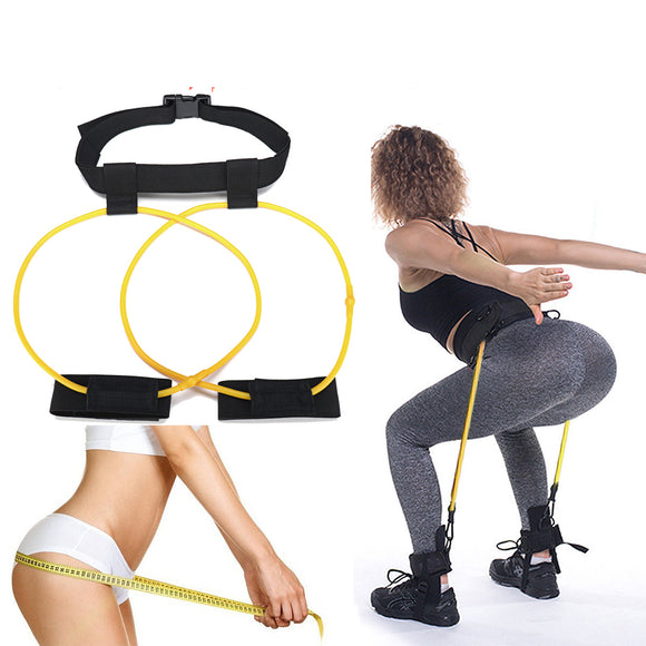 KALOAD Women 120 cm 10lb Hip Butt Booty Belt Band Body Muscles Trainer Body Lifter Exercise Tools
