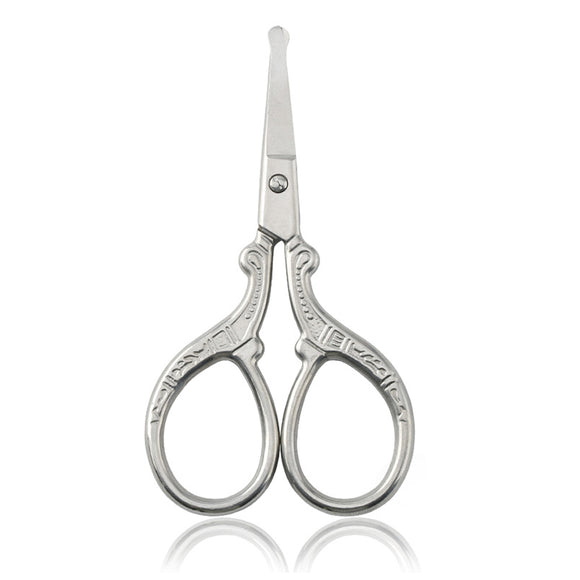 Y.F.M Safe Round Tip Nose Hair Scissors Beard Trimming Eyebrow Cutting Men Grooming Tools