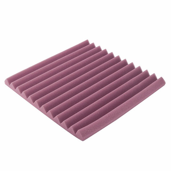 30x30x3cm Purple Acoustic Soundproof Foam Sound Absorbing Waved Sponge