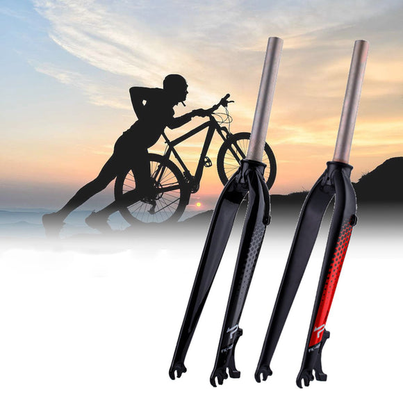 BIKIGHT 27.5 Aluminum Bike Bicycle Front Fork Disc Brake Mount MTB Mountain Road Bike Cycling Fork