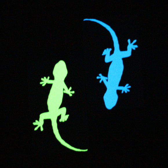 Miico Creative 2 Color Animals Lizards Luminous PVC Removable Home Room Door Switch Decor Sticker