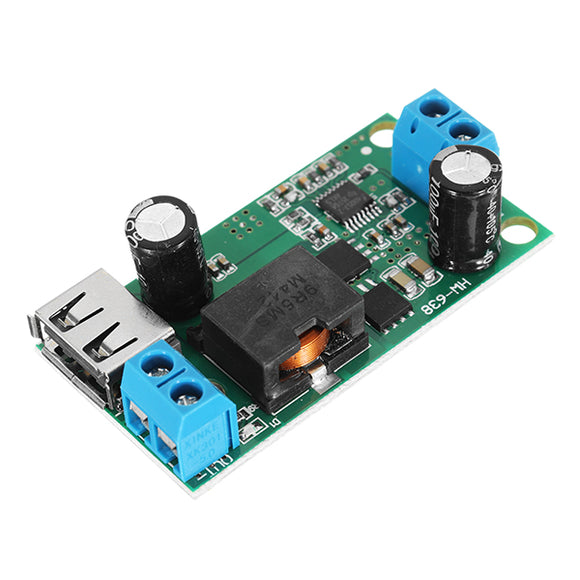 5pcs DC-DC 9V/12V/24V/36V To 5V 5A Step Down Board Buck Module High-Power Power Supply Converter
