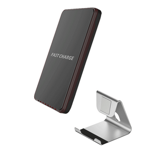 Qi Wireless 9V 10.8W Fast Charge Double Coil Wireless Charger with Cooling Fan