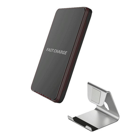 Qi Wireless 9V 10.8W Fast Charge Double Coil Wireless Charger with Cooling Fan