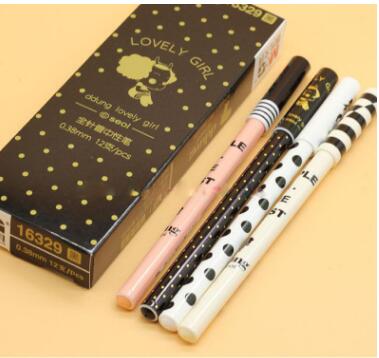 1 Pcs Cute Pen Kawaii 0.38 Gel Ink Pens Office School Stationery Writing Supplies for Students