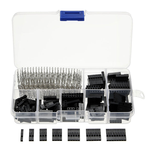 Excellway TC33 310Pcs Wire Jumper Header Connectors M/F Crimp Pins Terminal For Dupont