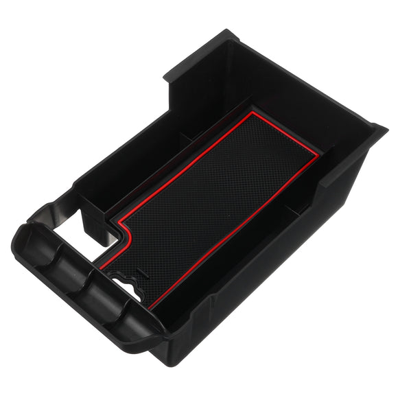Car Center Console Armrest Organizer Storage Tray Box Black For Mazda CX-30 2020
