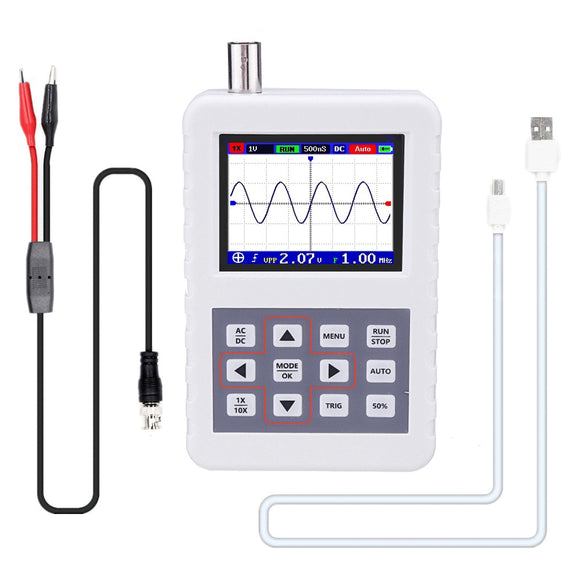 DANIU ADS2031H Handheld Oscilloscope 2.4 Inch LCD Screen 30MHz Bandwidth 200M Sampling Rate