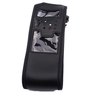 Baofeng 5R Intercom Lengthened Leather Case 3800mAh Battery Holster Walkie Talkie Accessories