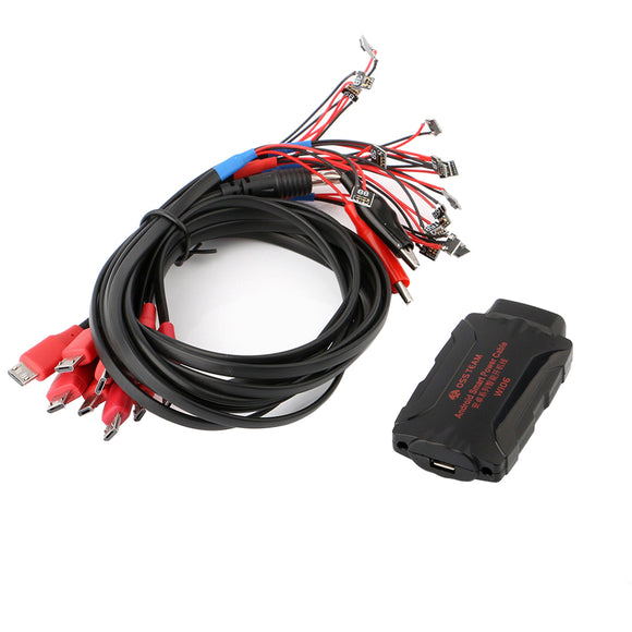 W106 Android Phones DC Power Supply Cable Phone Repair Test Wire for Samsung Huawei Power Cable Charging Wire Line