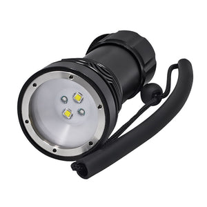 Q34 2xL2 +2xXPE LED 3000LM 3 Modes 100 Meters Underwater Dive Light LED Flashlight 32650 Battery