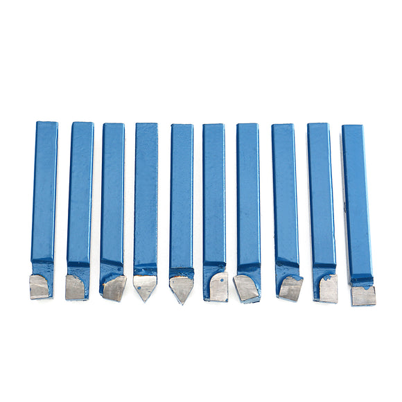 10pcs 1/4 Inch Carbide Turning Tool CNC Lathe Tools