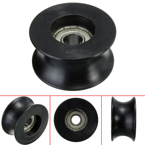 8mm U Groove Ball Bearing 0840UU Groove Guide Pulley Sealed Rail Ball Bearing 8*40*20.7mm