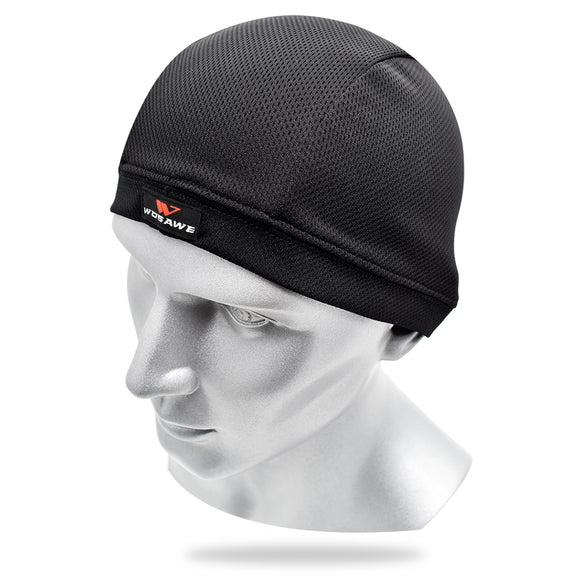 WOSAWE Quick Dry Helmet Inner Hat Anti-fouling Off-road Motorcycle Headgear Hooded Sweat Cap