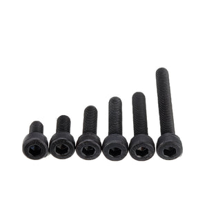 Suleve MXCH8 1080Pcs M2 M3 M4 Hex Socket Cap Head Screw Carbon Steel 12.9 Grade Bolt Nut Assortment Kit 4-30mm