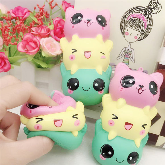 5.5 Inches Squishy Toy Kawaii Slow Rising Cartoon Squeeze Stress Reliever Gift Collection