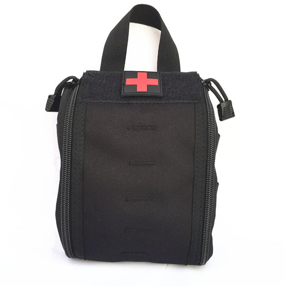 IPRee Practical 19.5x16x7cm Nylon First Aid Kit Bag Outdoor Travel Emergency Pouch