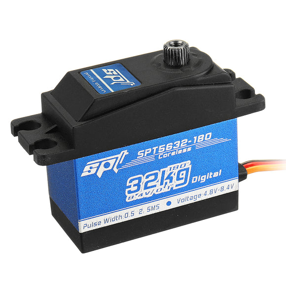 SPT Servo SPT5632-180 32KG Coreless Digital Servo Large Torque Metal Gear For RC Models