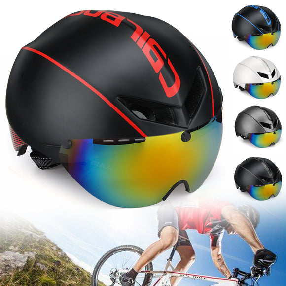 CAIRBULL AERO-R1 Road Cycling Bike Helmet Racing Bicycle Safety Goggles Helmet Magnetic Sunglasses