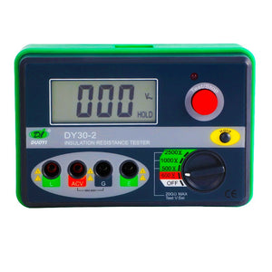 DUOYI DY30-2 Digital Insulation Resistance Tester 20G Ohm 500V 1000V 2500V Earth Ground Resistance Tester Megohmmeter Voltmeter
