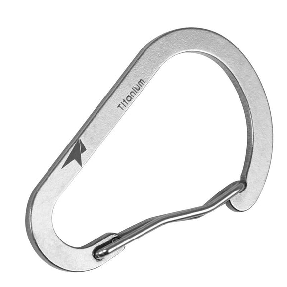 Keith Ti1170 1 PC Safety Titanium Carabiner Outdoor Camping Climbing D Spring Snap Clip Hooks Keychain