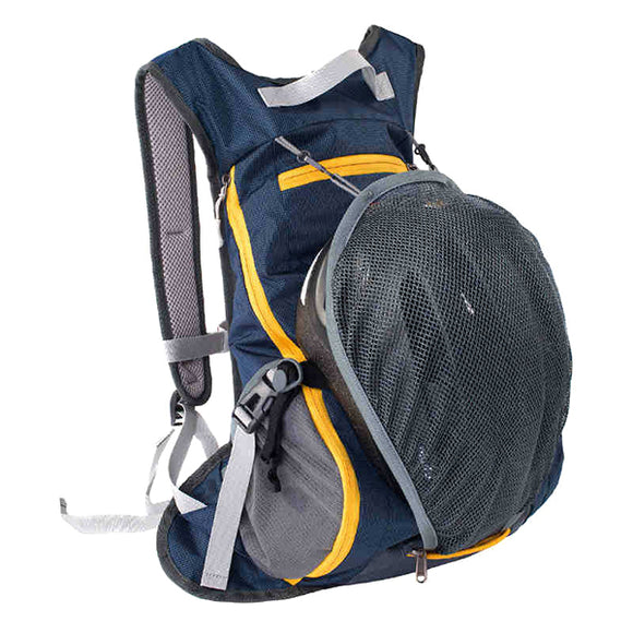 15L Men Outdoor Sport Cycling Helmet Backpack Nylon Waterproof Mountaineering Backpack