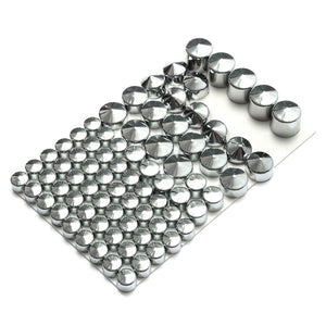 78pcs Chrome Bolt Toppers Cover Caps Kit For Harley Davidson Dyna Glide