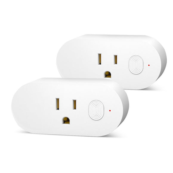 LUSTREON AC110-240V 16A US Plug Smart Wifi Socket with Energy Monitoring Supported Alexa