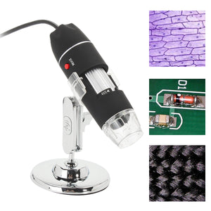 800X Magnification USB Digital Microscope Portable Lab Video Camera Magnifier